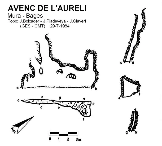 Topographie de AURELI, AVENC DE L' (1 sur 2)