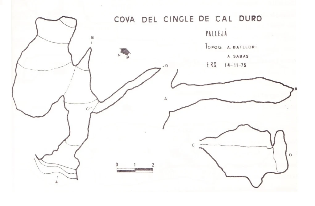Topografia de CINGLE DE CAL DURO, COVA DEL (1 de 3)