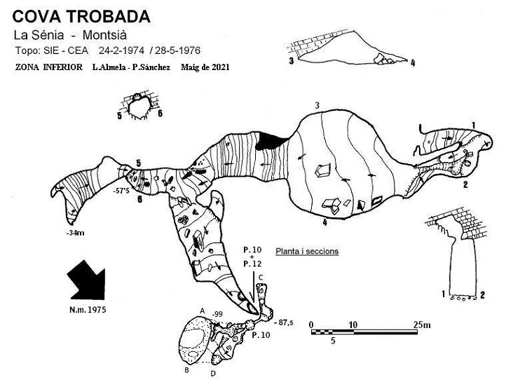 Topografía de TROBADA, COVA (1 de 3)