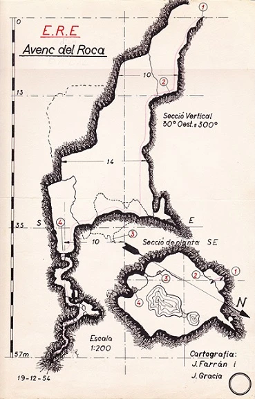Topografia de ROCA,  AVENC D'EN (2 de 4)