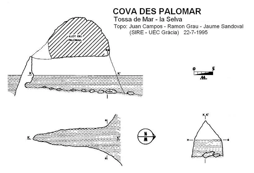Topografia de PALOMAR, COVA DES (1 de 1)