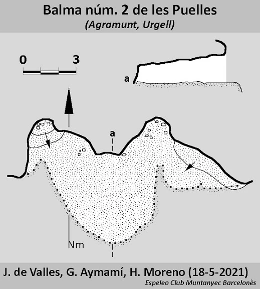 Topographie de PUELLES, BALMES DE LES (2 sur 2)
