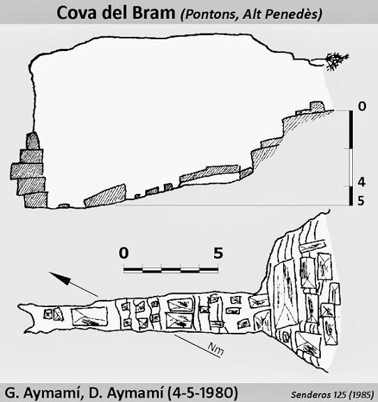 Topographie de BRAM, COVA DEL (1 sur 2)
