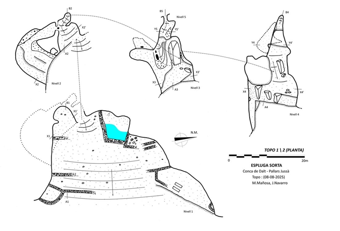 Topografía de SORTA, ESPLUGA (1 de 3)