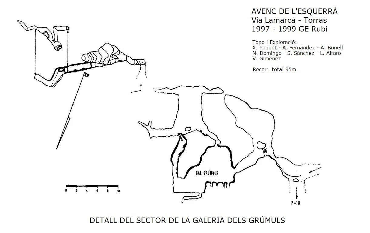 Topografia de ESQUERRÀ, AVENC DE L' (14 de 28)