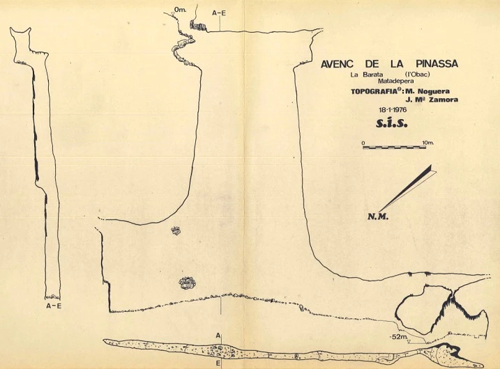 Topografia de PINASSA, AVENC DE LA (3 de 3)