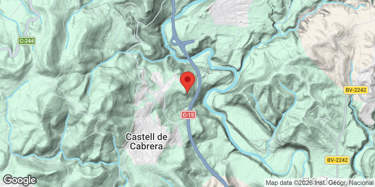 Carte de situation de M-14, AVENC