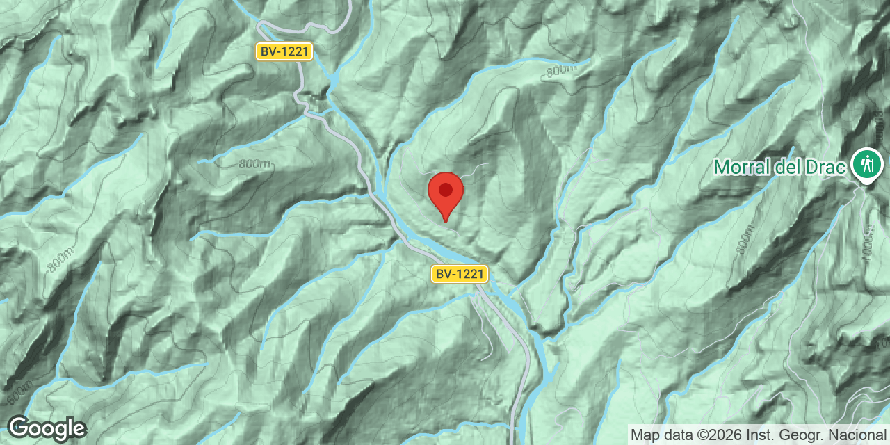 Mapa de situació de CAVALL DE LA BARATA, AVENC DEL