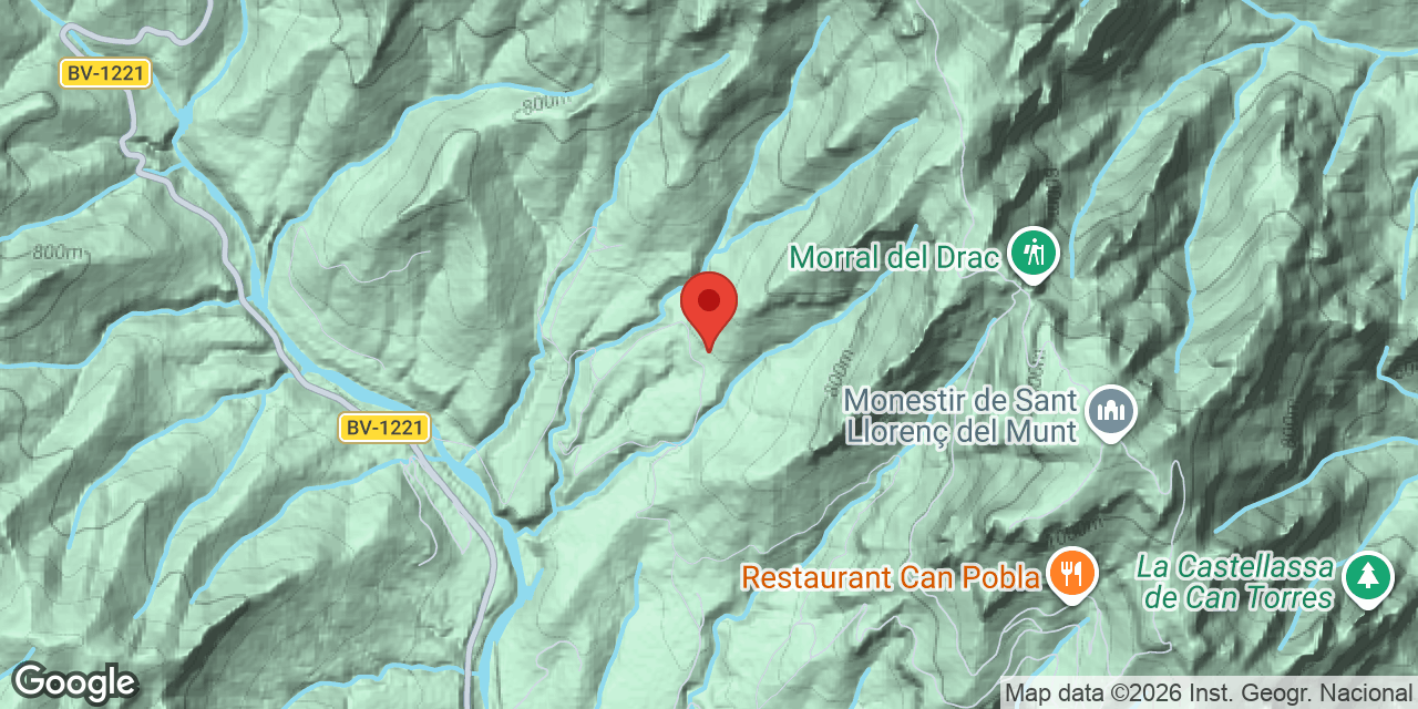 Mapa de situació de CAN PÈLAGS, AVENC DE