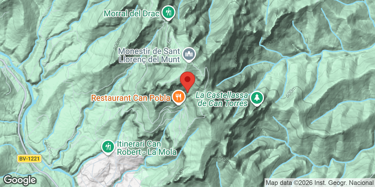 Mapa de situació de MANEL, COVA DEL