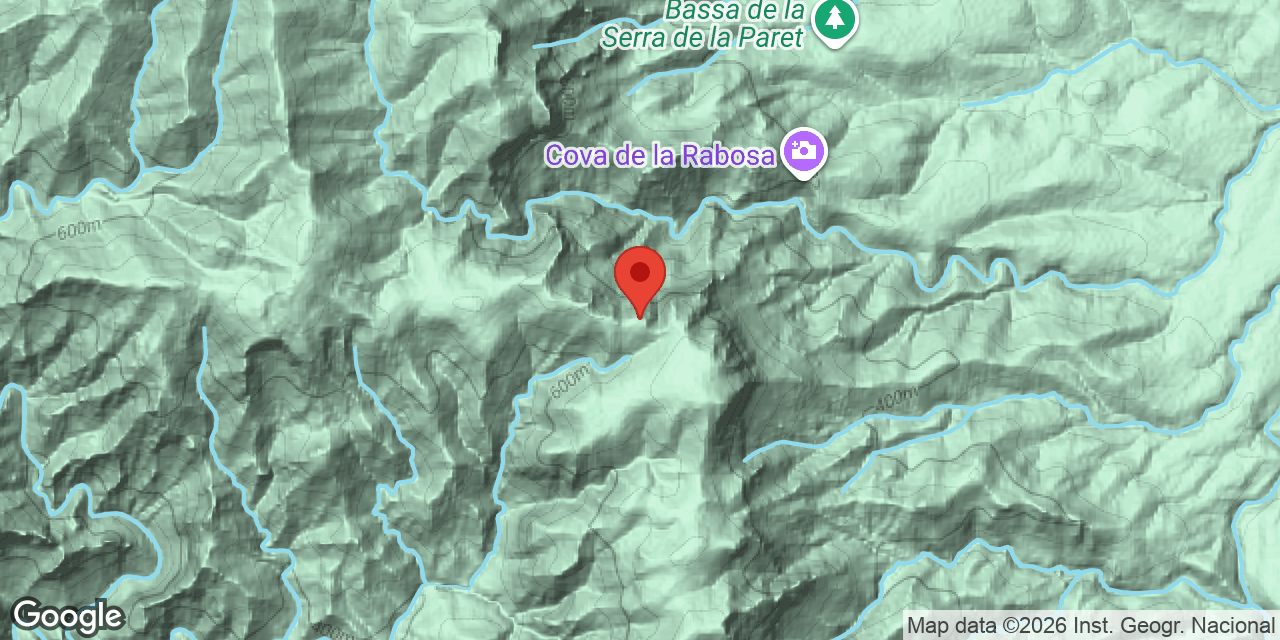 Mapa de situació de CIM DE L'OBAGA DEL POLLO, AVENC Nº 2 DEL