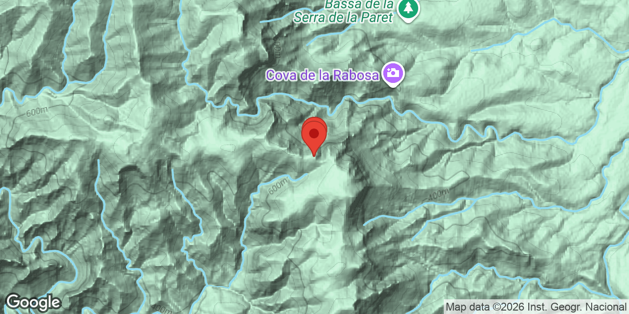 Location map of CIM DE L'OBAGA DEL POLLO, AVENC DEL