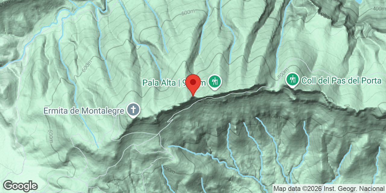 Mapa de situació de FINESTRA DELS PELATS