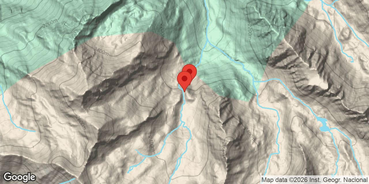 Mapa de situación de GRALLER, FORAT DEL