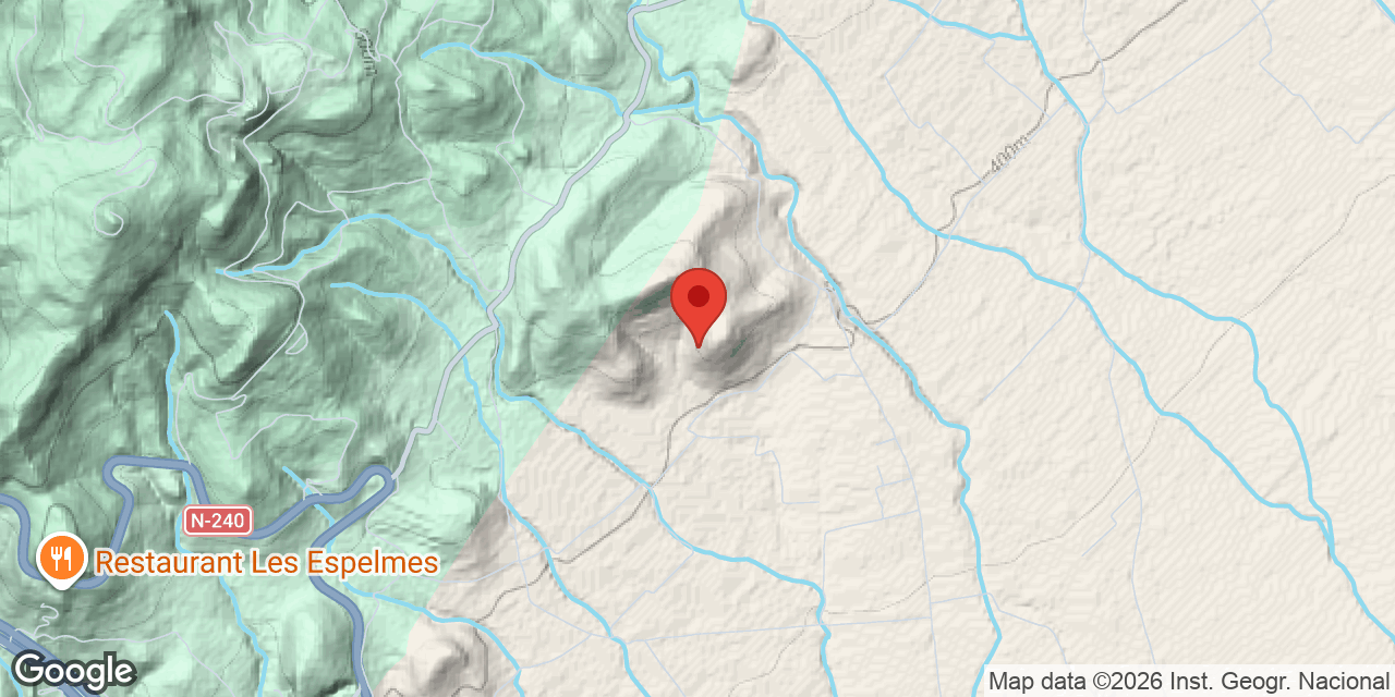 Mapa de situación de GAT, COVA DEL