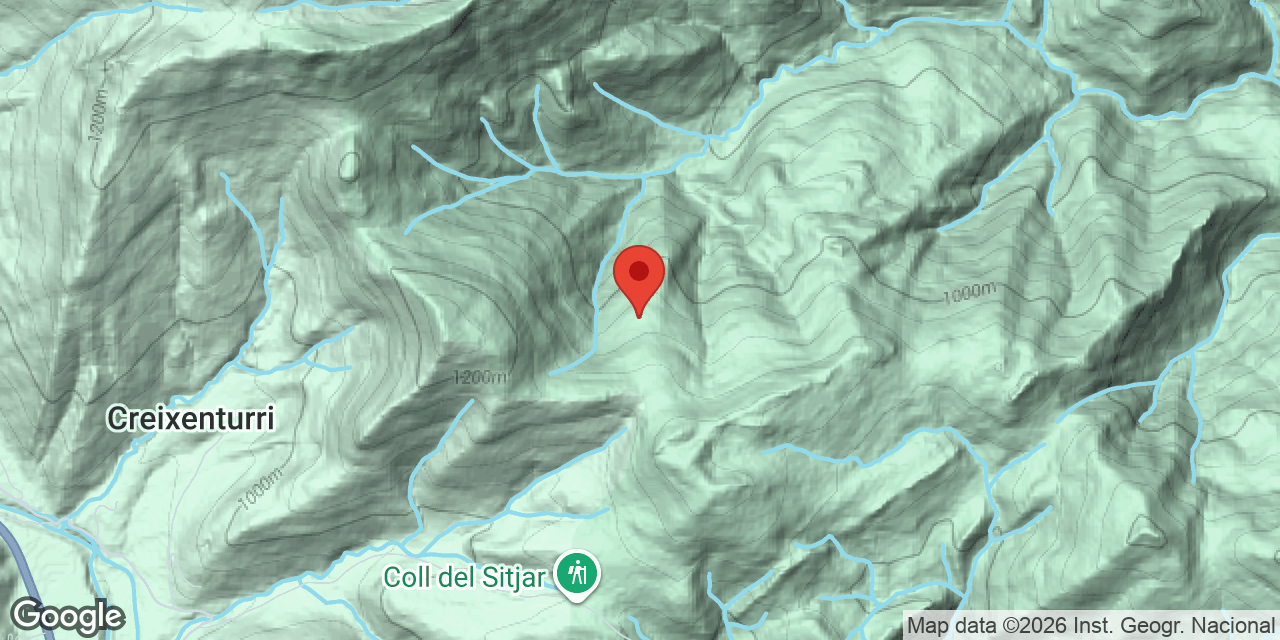 Mapa de situació de COLL DE L'ALEC, AVENC DEL