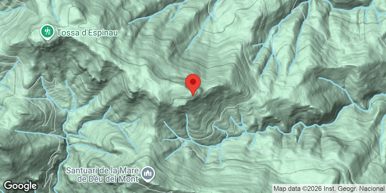 Location map of PLA DE MONTOSA, FORAT DEL