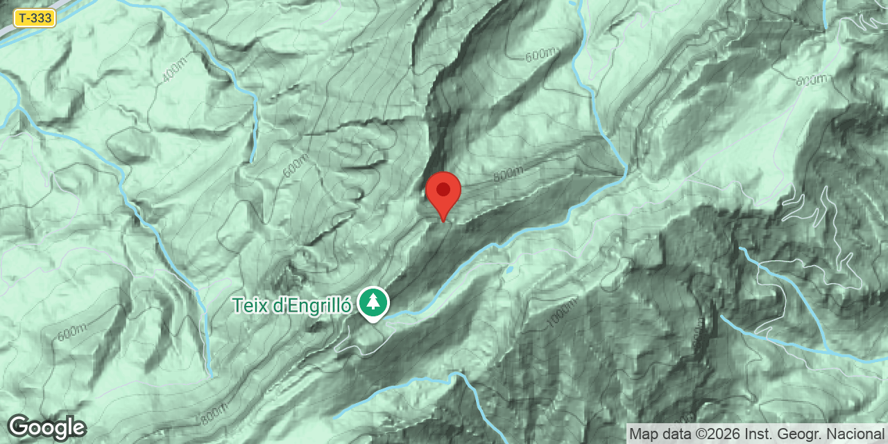 Mapa de situació de PETIT,  AVENC