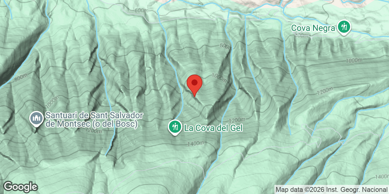 Carte de situation de CINGLE DE CORREIS, COVA Nº 2 DEL