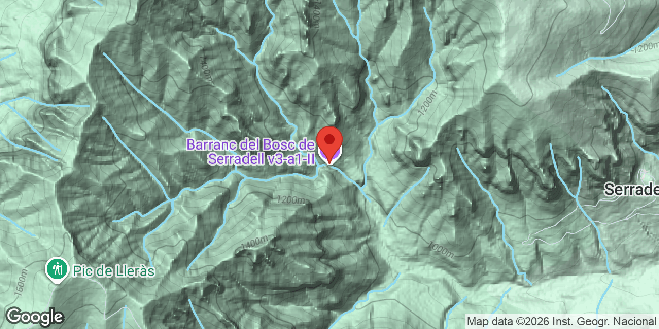 Mapa de situació de LLANTERNA, COVA DE LA