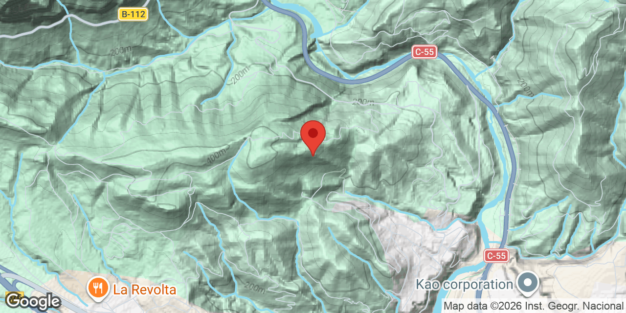 Carte de situation de VINYALS, POU DE
