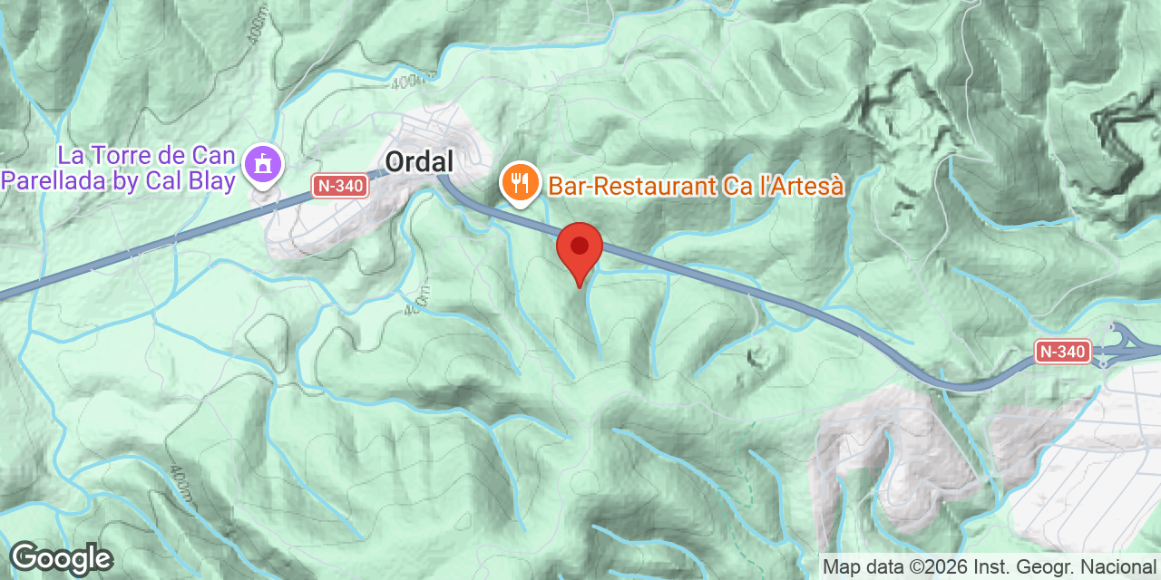 Location map of SERAFÍ, AVENC DEL