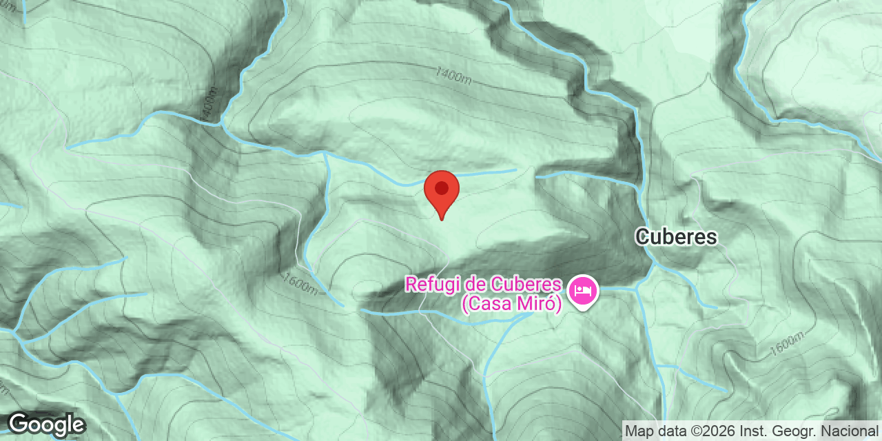 Mapa de situación de COLL DE CUBERES, FORAT DEL