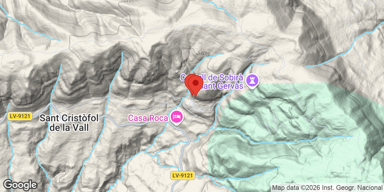 Location map of COMA-MINGUERA, ESCLETXES D'EN