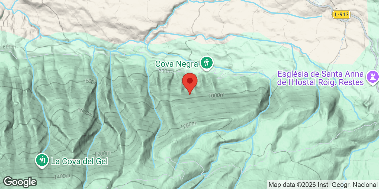 Location map of NEGRA DE MATA-SOLANA, COVA