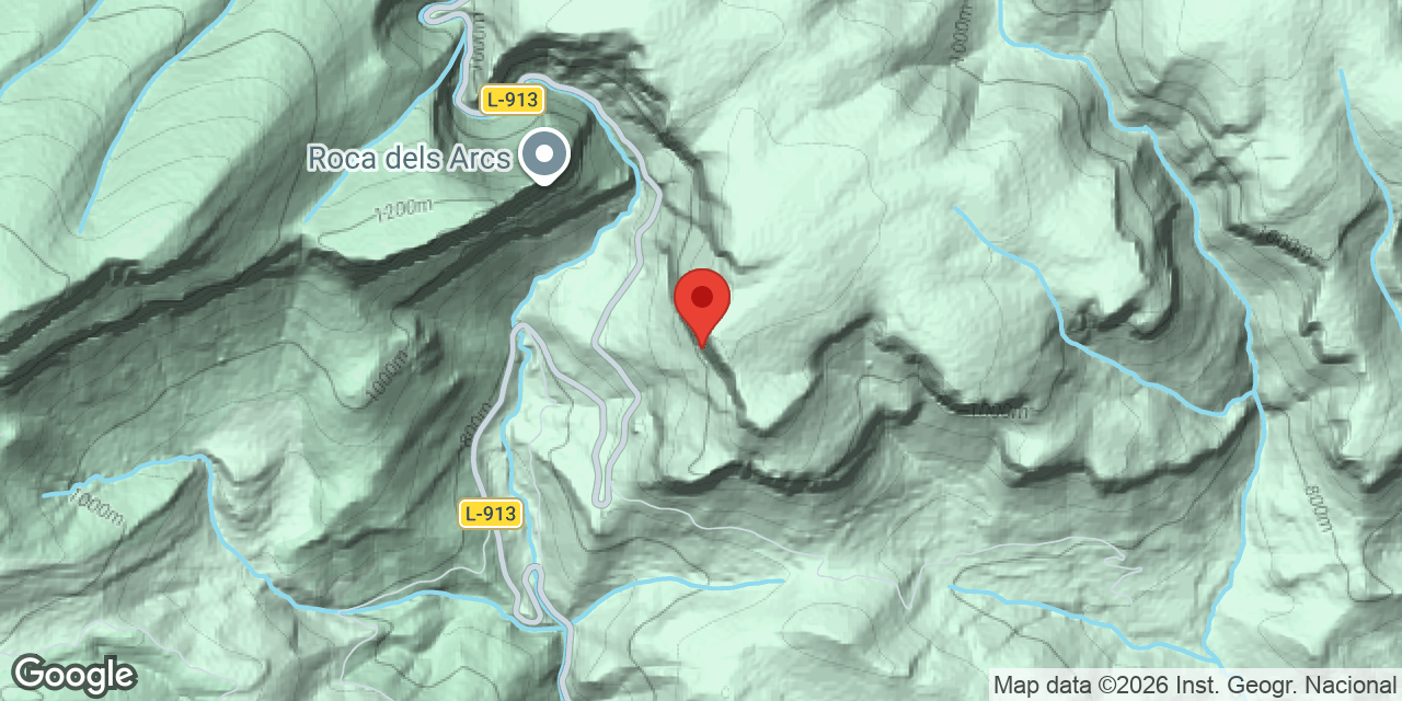 Mapa de situación de PAS NOU, COVA-AVENC DEL