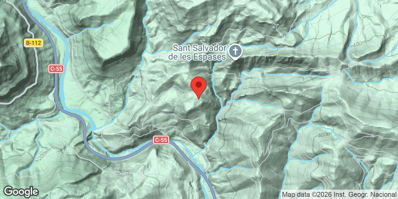 Mapa de situació de CREMAT, AVENC