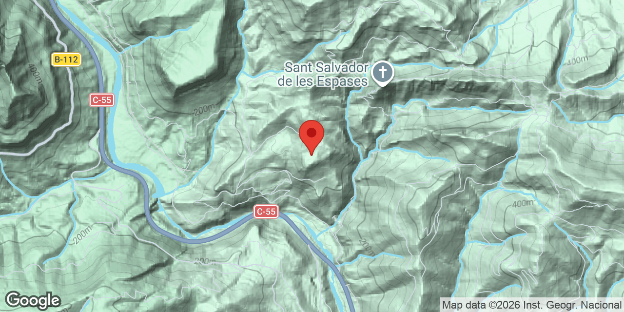 Mapa de situación de FUM, AVENC DEL