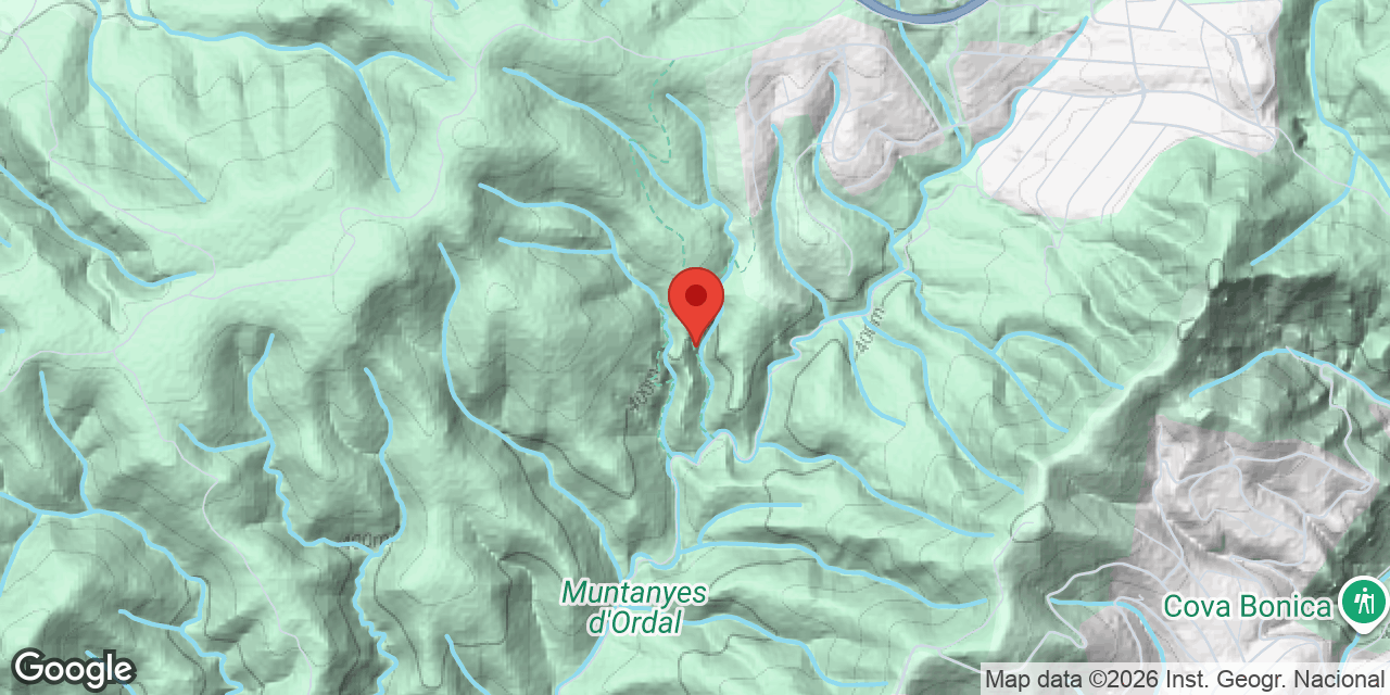 Location map of TOPÒGRAFS, AVENC DELS