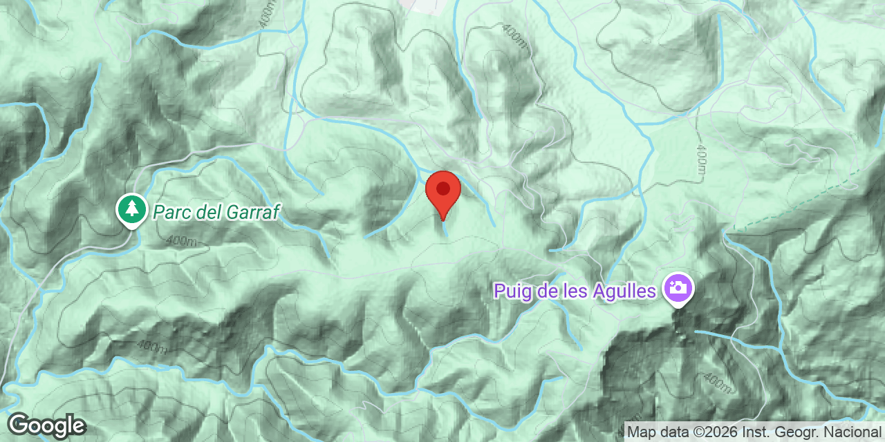 Carte de situation de SANT ROC,  AVENC PETIT DE