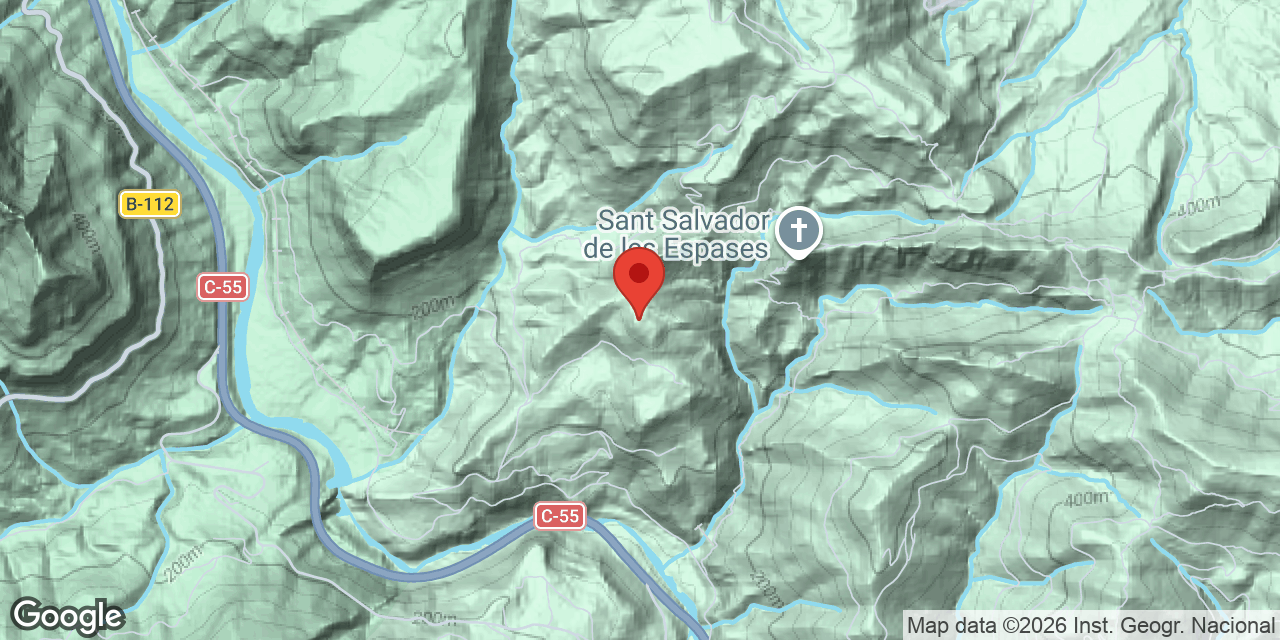 Mapa de situació de ESQUERDES, LES