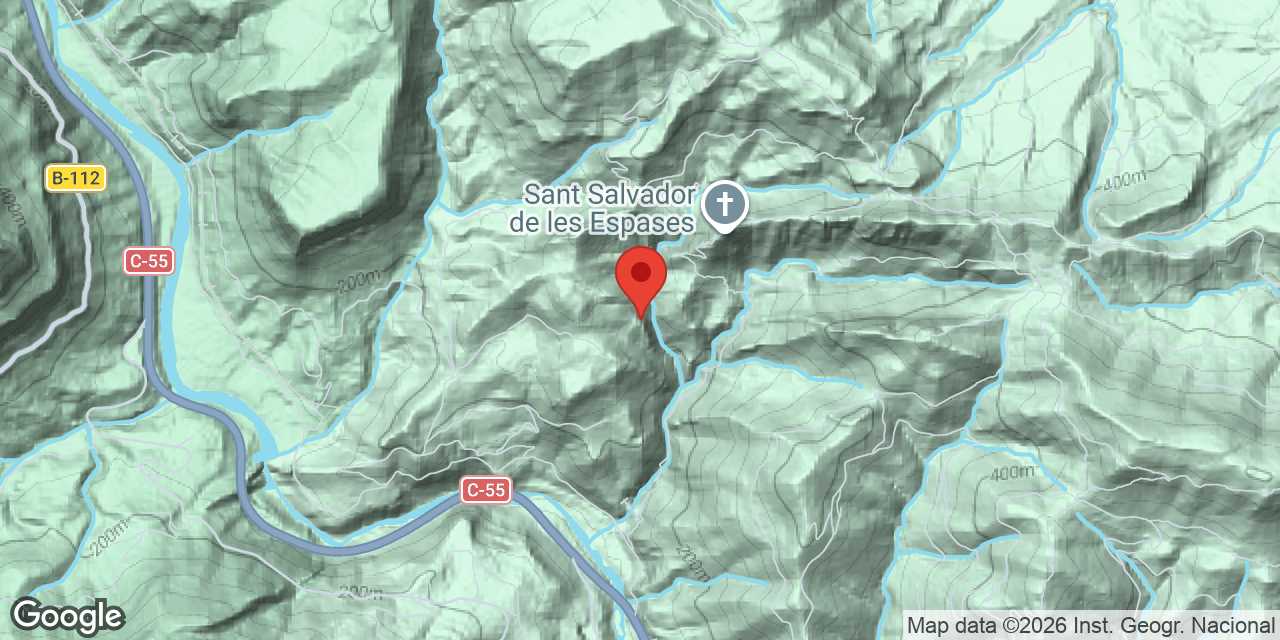 Mapa de situació de NÚRIA, AVENC