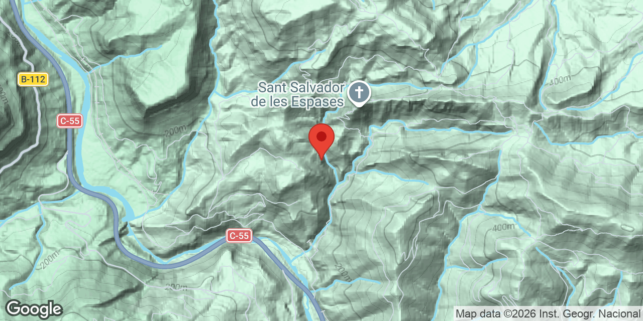 Carte de situation de PI, ESCLETXA DEL