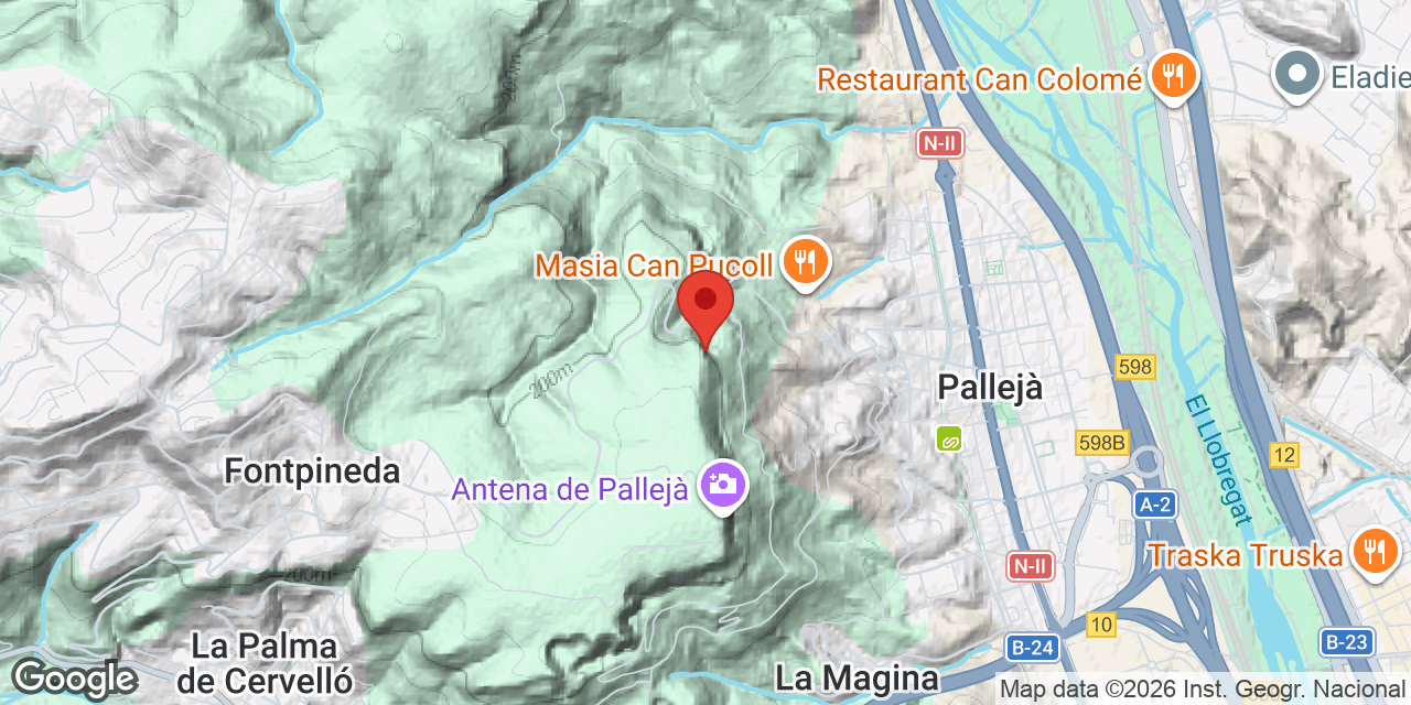 Mapa de situación de BLANC, AVENC
