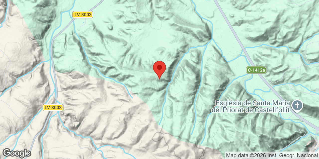 Mapa de situació de COMA D'EN BEPO, FORAT DE LA