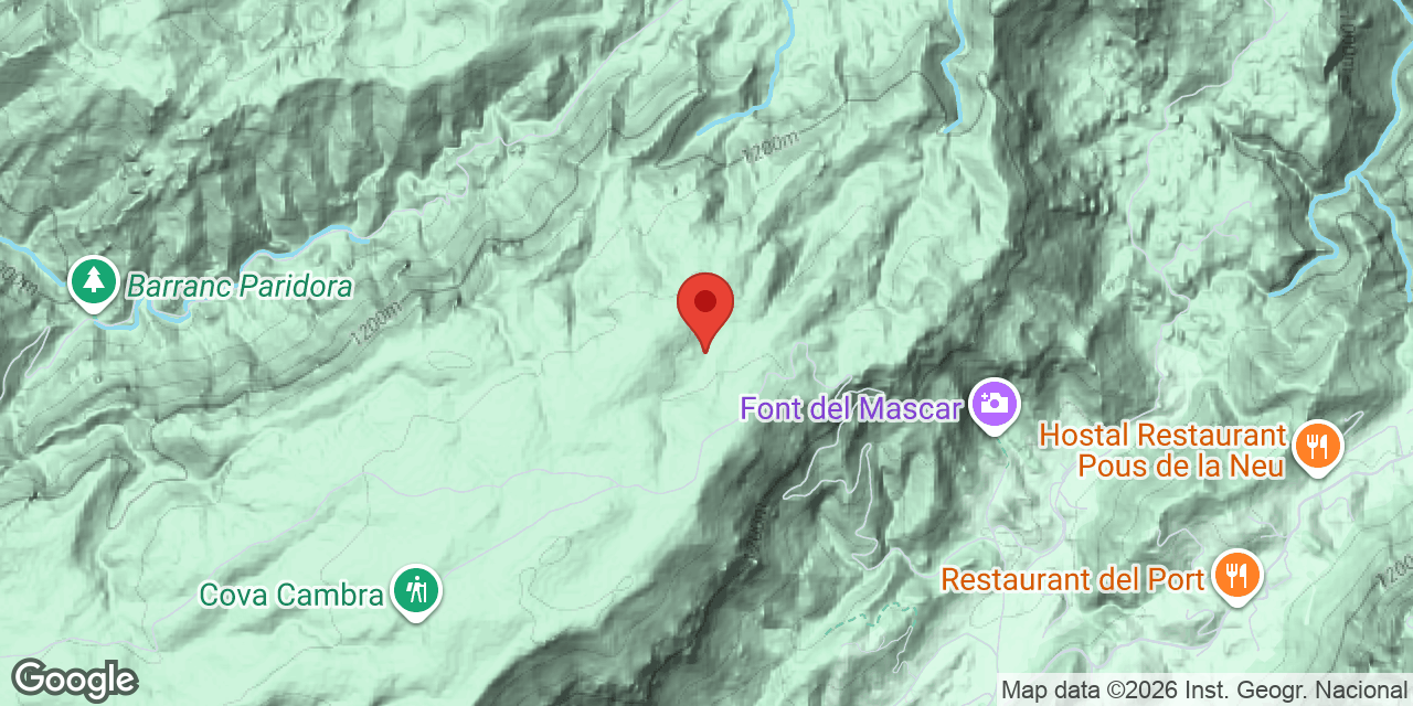 Location map of LLUMÍ, ESQUERDA DEL