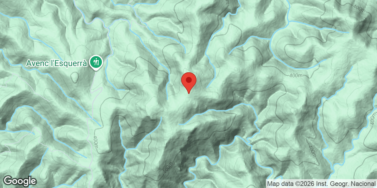 Carte de situation de BANDERES, AVENC DE LES