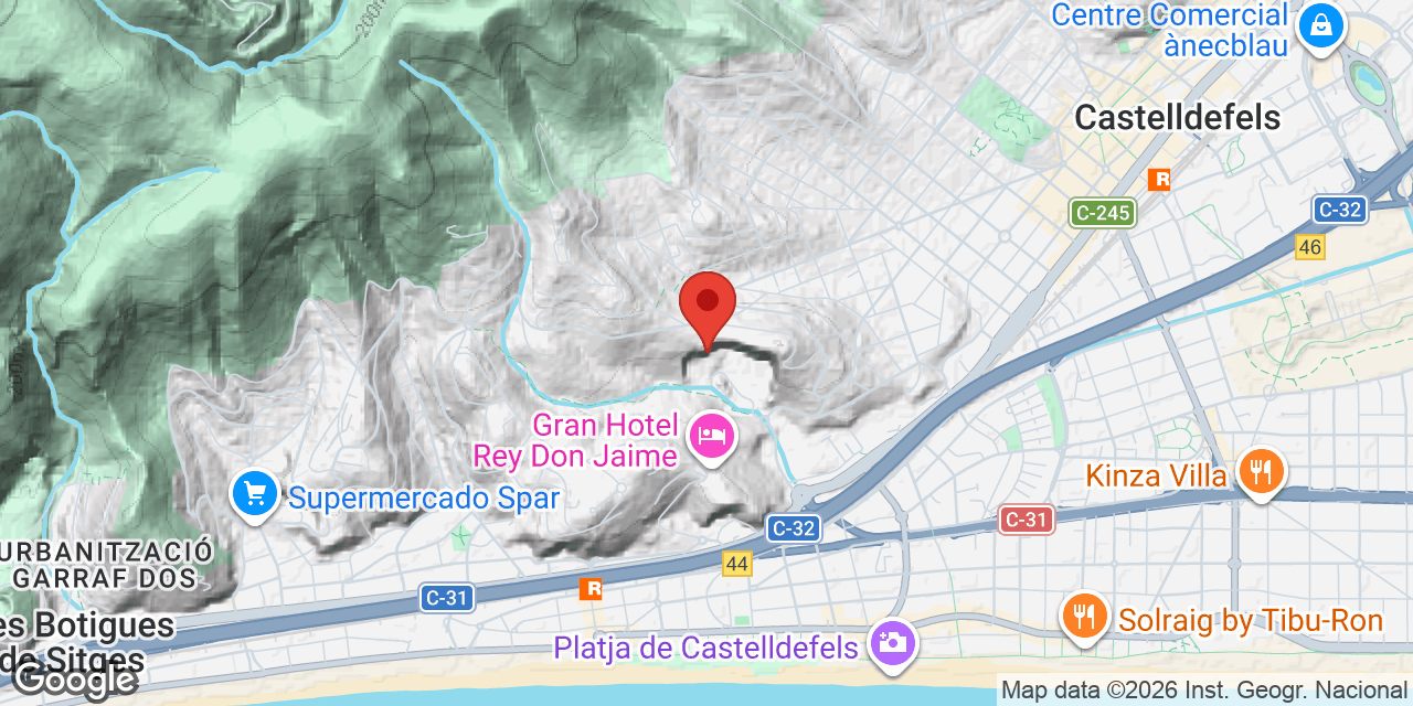 Mapa de situació de CAN AYMERICH,  COVA DE