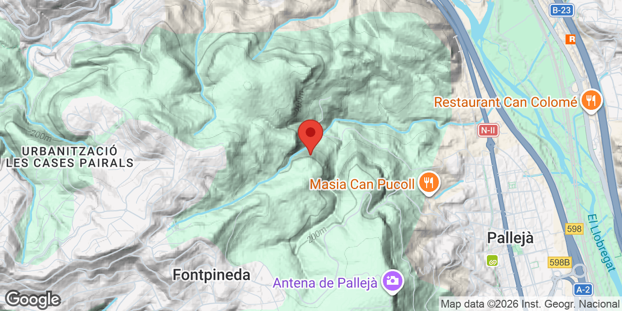 Mapa de situación de ROVIRES Nº 2, ESCLETXA DE LES
