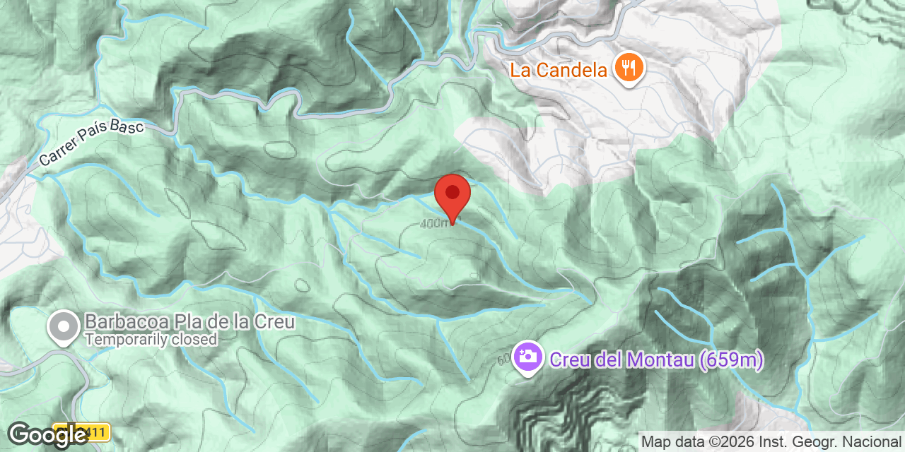 Mapa de situación de GARRIGAL,  AVENC D'EN