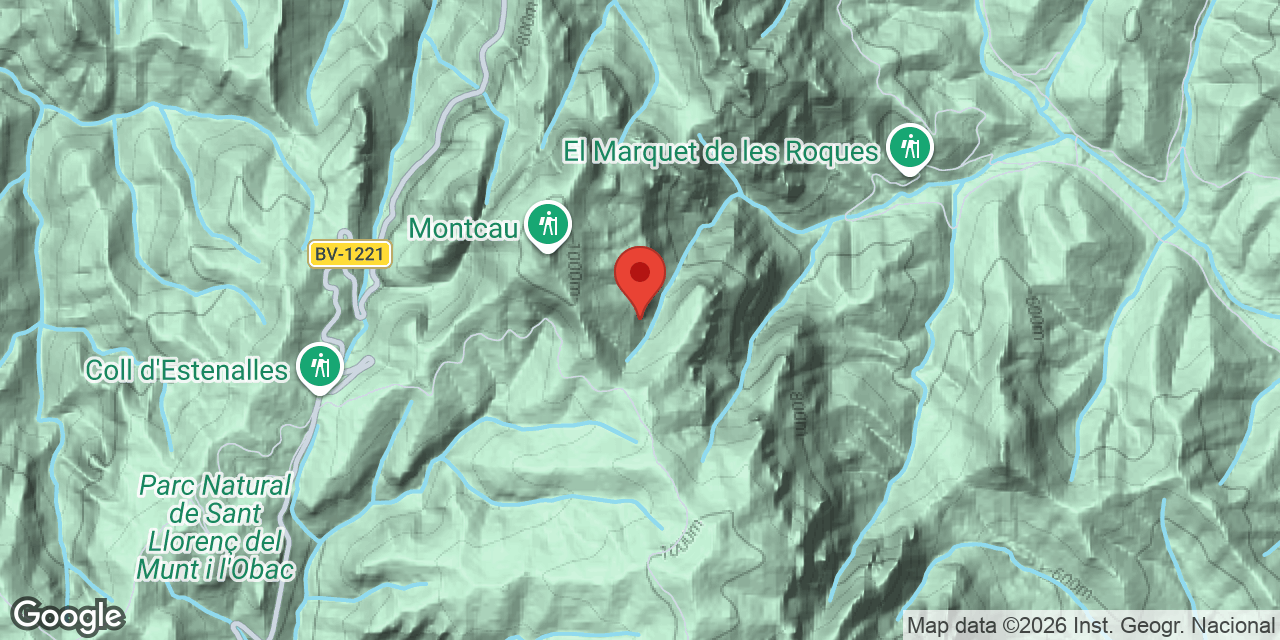 Mapa de situació de TRIANGLE, COVA DEL