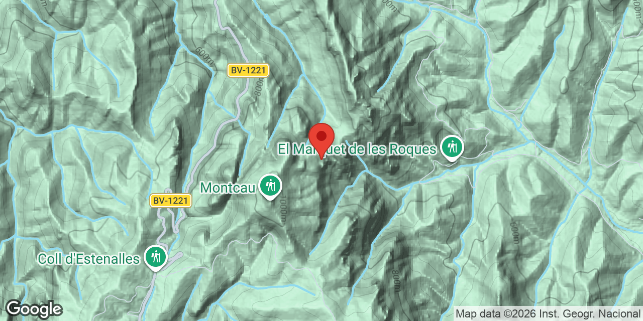 Mapa de situació de LLIMACS, COVA DELS