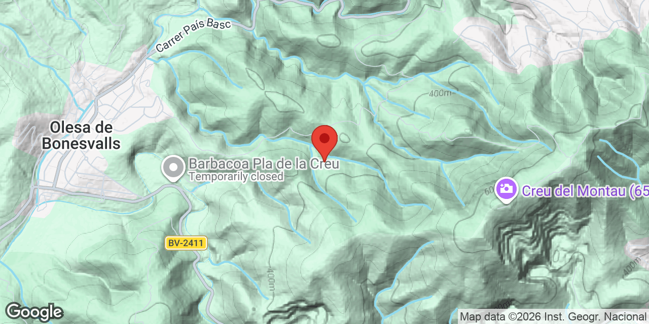 Mapa de situación de PARRILLA,  AVENC D'EN