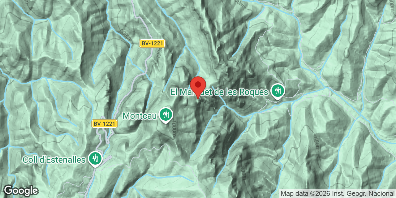 Location map of MOSQUITS, COVA DELS