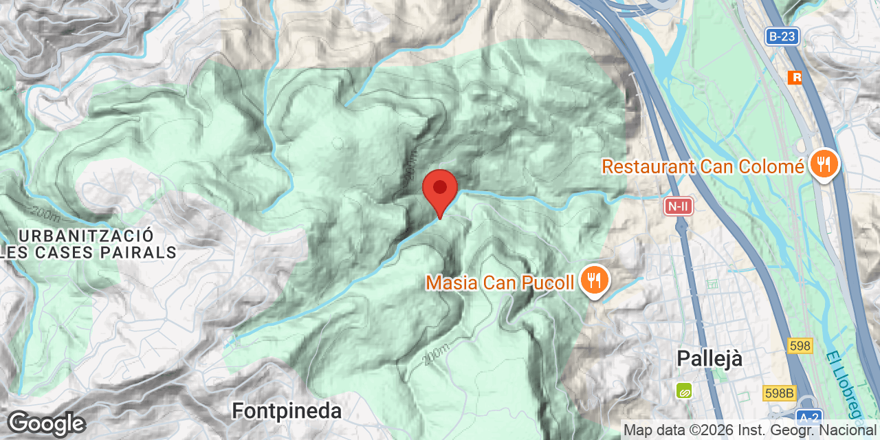 Mapa de situació de PRESA D'AIGUA, FORAT Nº3 DE LA