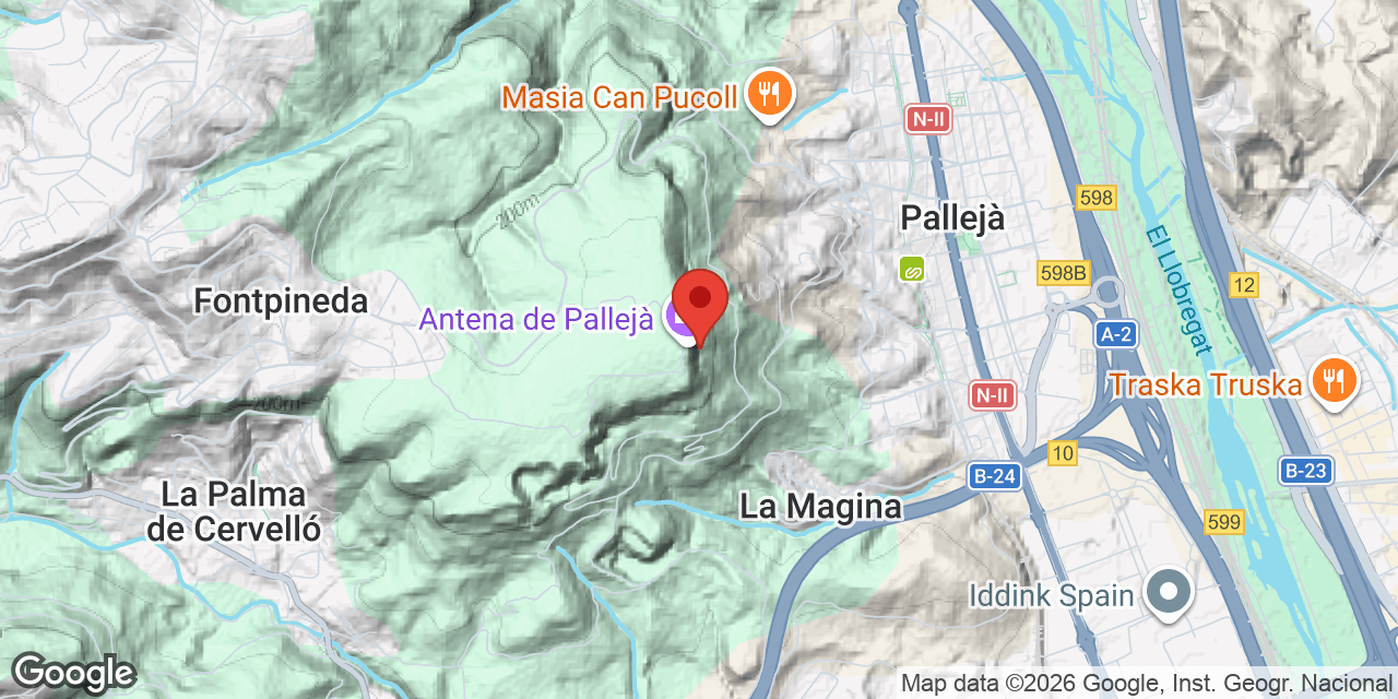 Mapa de situación de BOSC CREMAT, COVA DEL